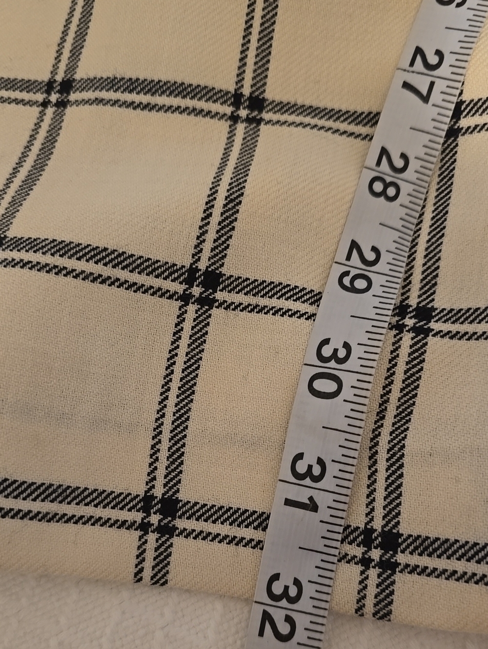 🐑Vnt  Pendleton Wool Windowpane Plaid Lined Pants Size 12 Made in USA - Picture 6 of 16